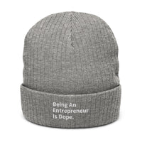 DOPE Beanie Gray/White